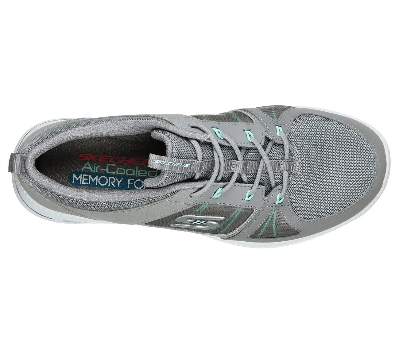23747 Gray Mint Without a Case Skechers Sneakers