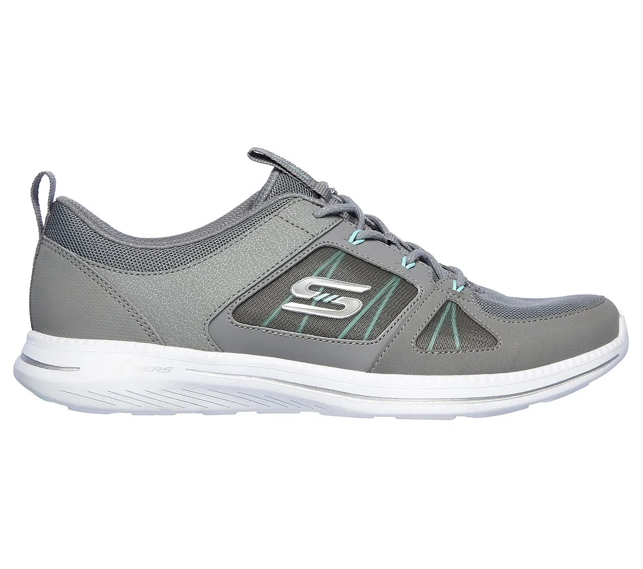 23747 Gray Mint Without a Case Skechers Sneakers