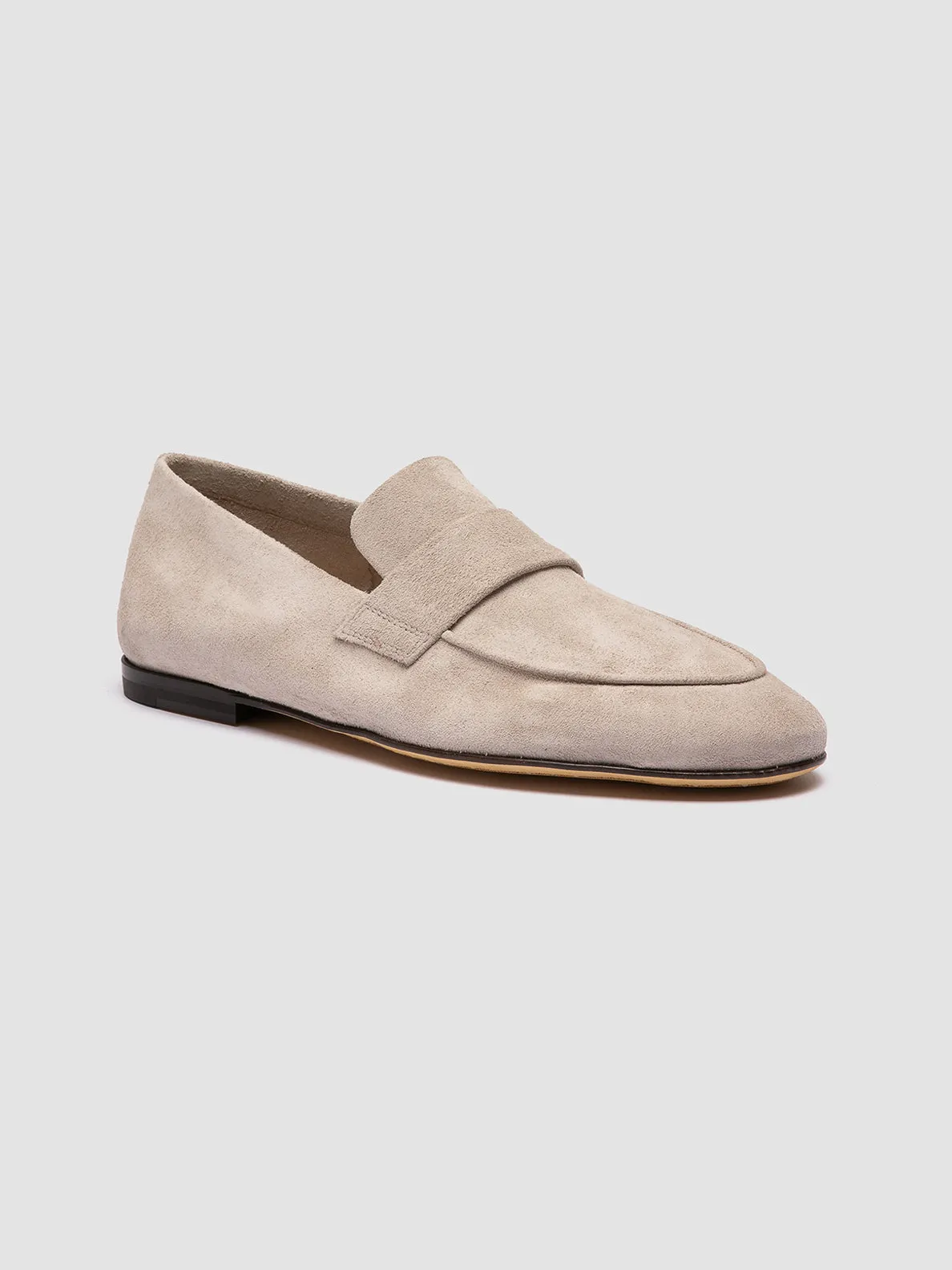 AIRTO 001 - Ivory Suede Loafers