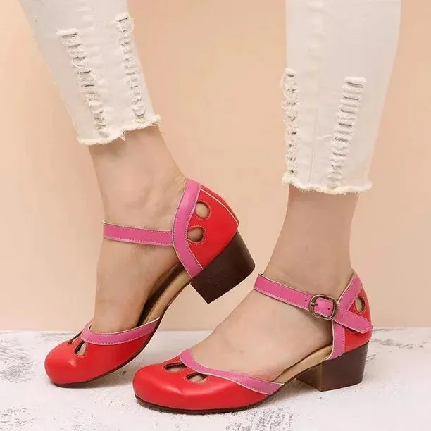AMALIA™ LOW HEEL ORTHOPEDIC SANDLAS