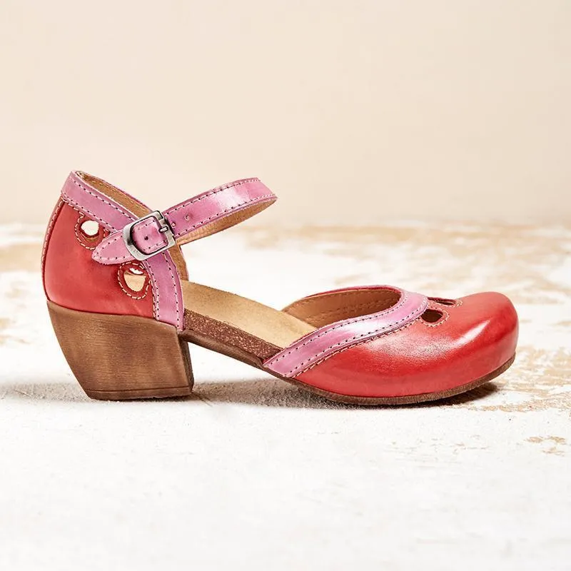 AMALIA™ LOW HEEL ORTHOPEDIC SANDLAS