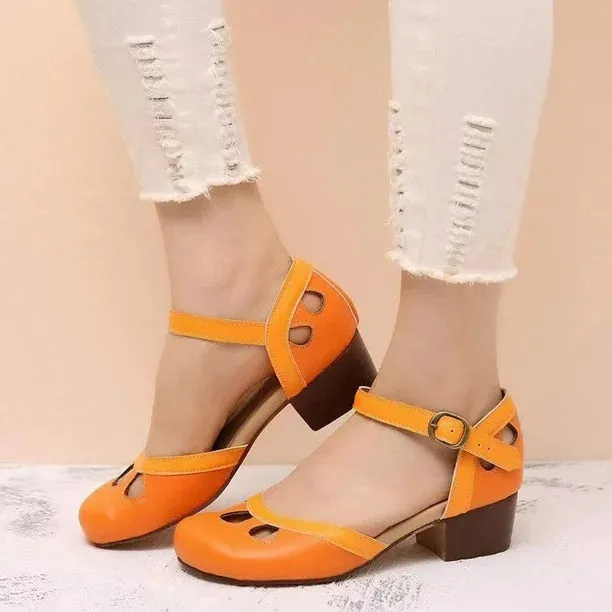 AMALIA™ LOW HEEL ORTHOPEDIC SANDLAS