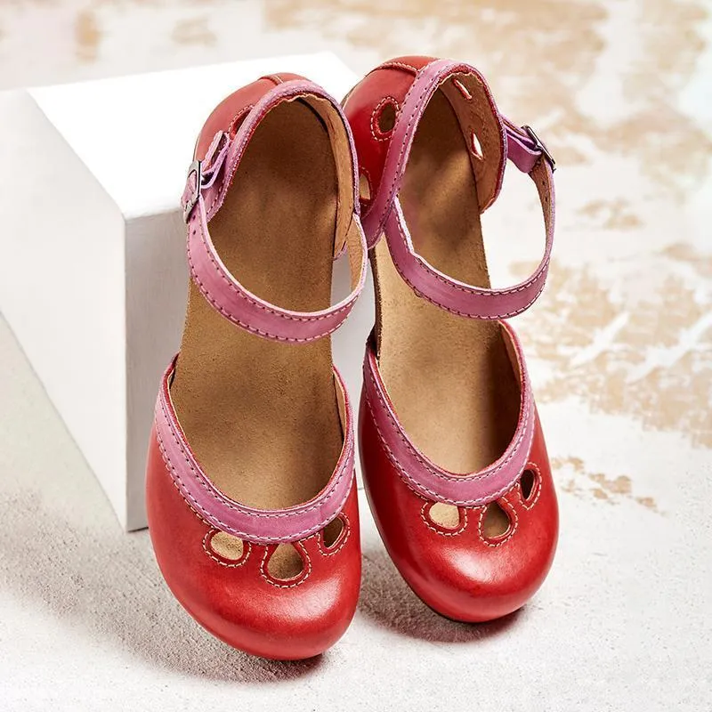 AMALIA™ LOW HEEL ORTHOPEDIC SANDLAS