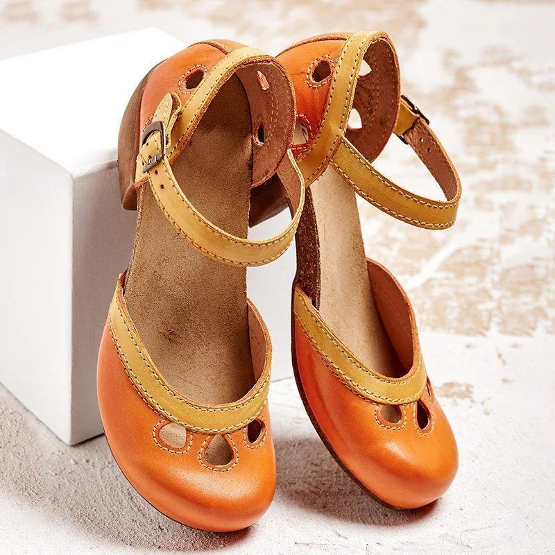 AMALIA™ LOW HEEL ORTHOPEDIC SANDLAS