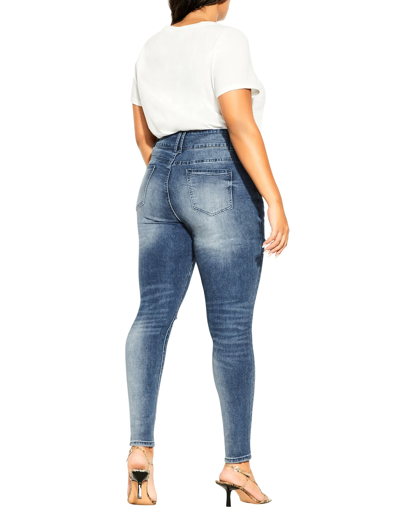 Asha Sweetheart Jean | Medium Wash