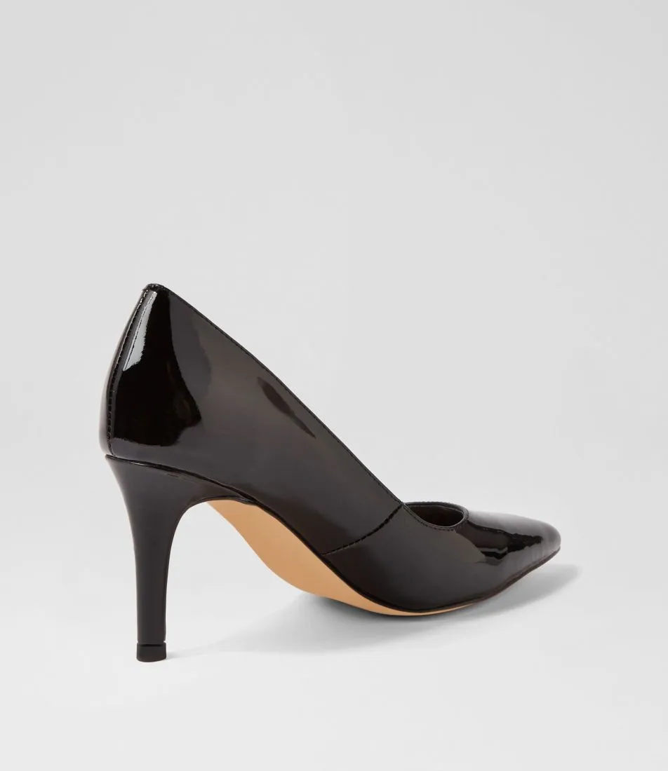 Barrios Black Patent Heels