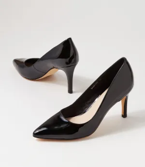 Barrios Black Patent Heels