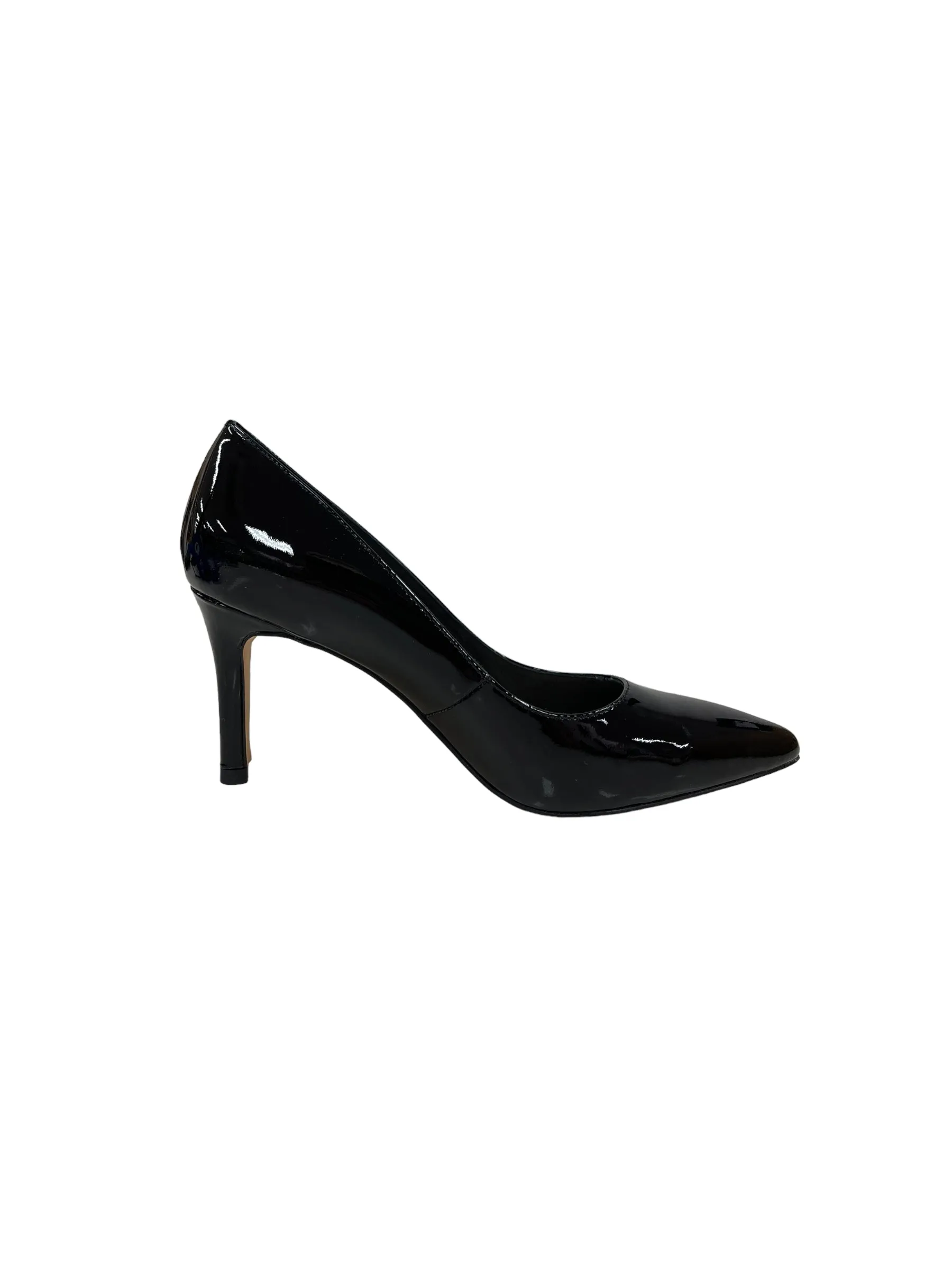 Barrios Black Patent Heels