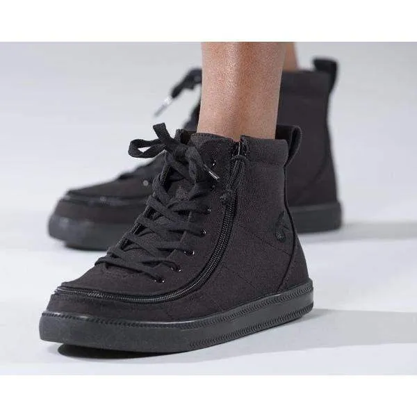 Billy Classic Kids Black High Top Adaptive Sneaker (EasyOn)