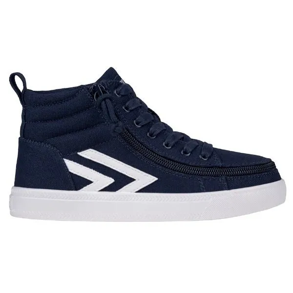 Billy CS Sneaker Kids Navy High Top Adaptive Sneaker (EasyOn)