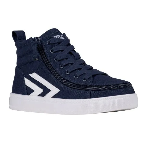 Billy CS Sneaker Kids Navy High Top Adaptive Sneaker (EasyOn)
