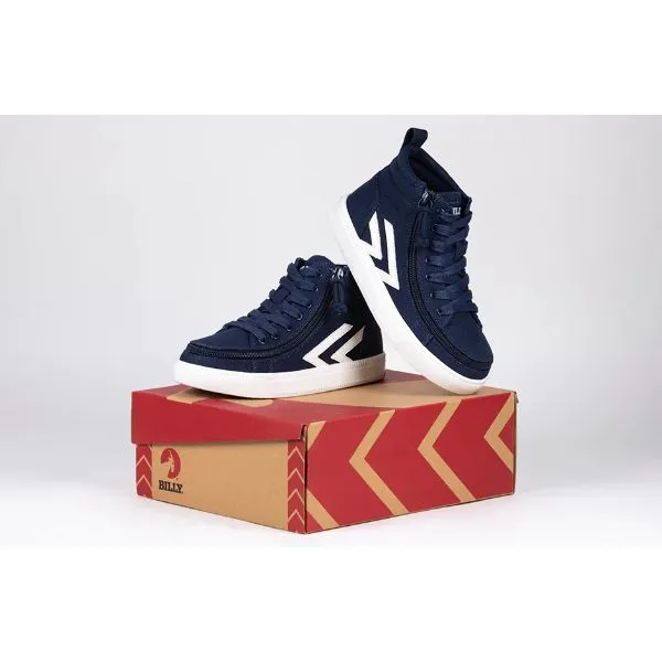 Billy CS Sneaker Kids Navy High Top Adaptive Sneaker (EasyOn)