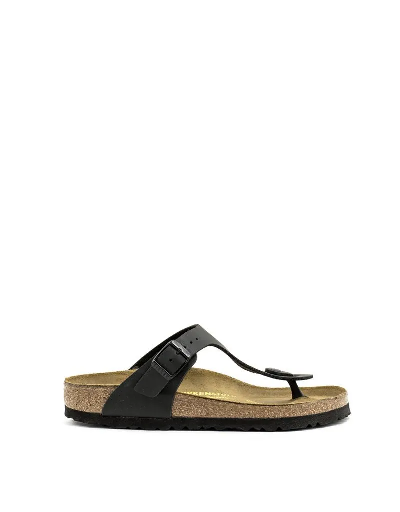 Birkenstock — Gizeh Birko-Flor - Black Regular Width