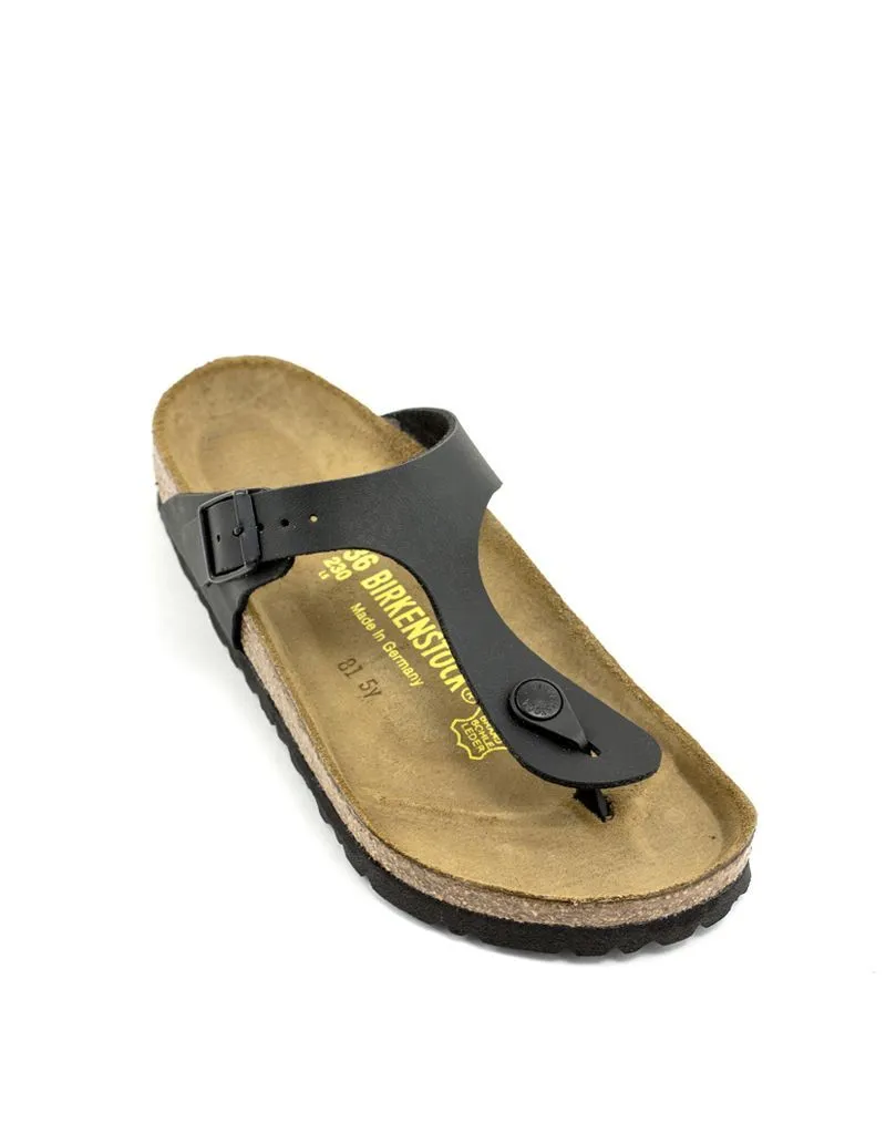 Birkenstock — Gizeh Birko-Flor - Black Regular Width
