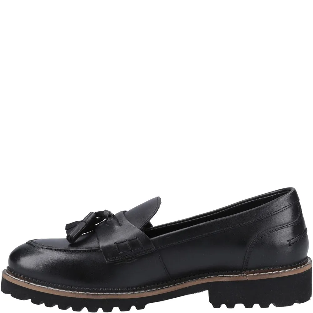 Black Ginny Tassel Loafers