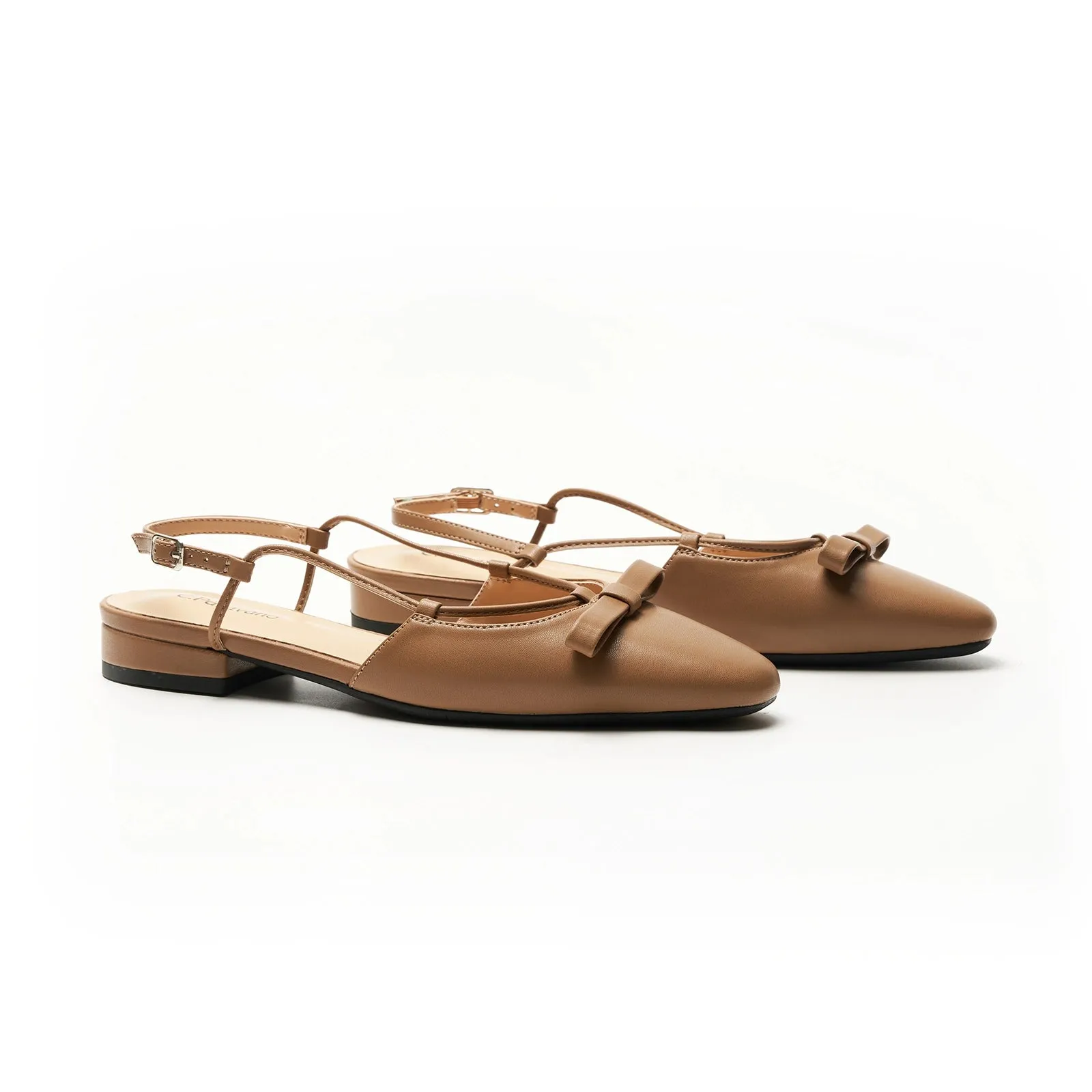 Bow Slingback Flats (Lena E)