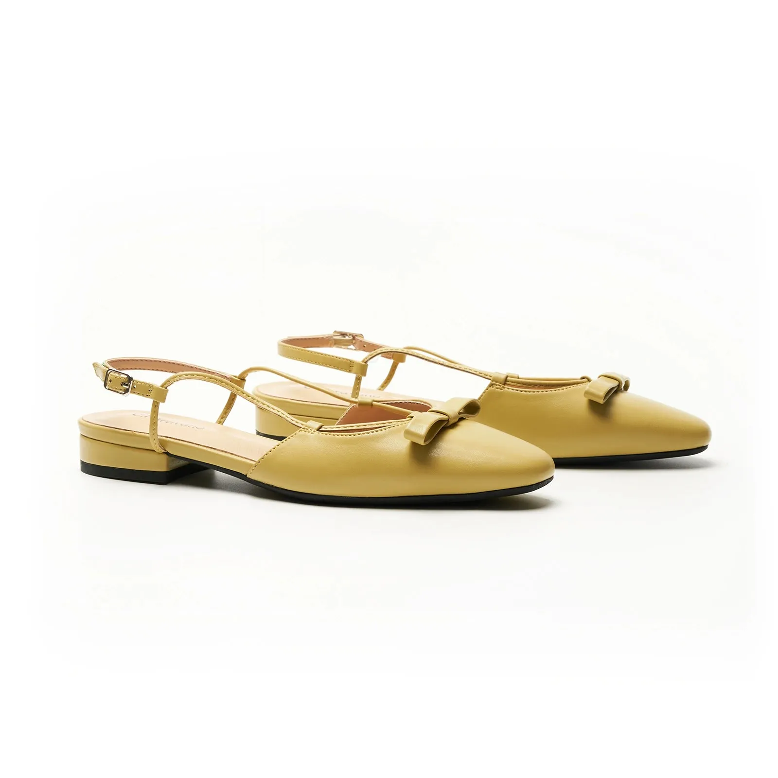 Bow Slingback Flats (Lena E)