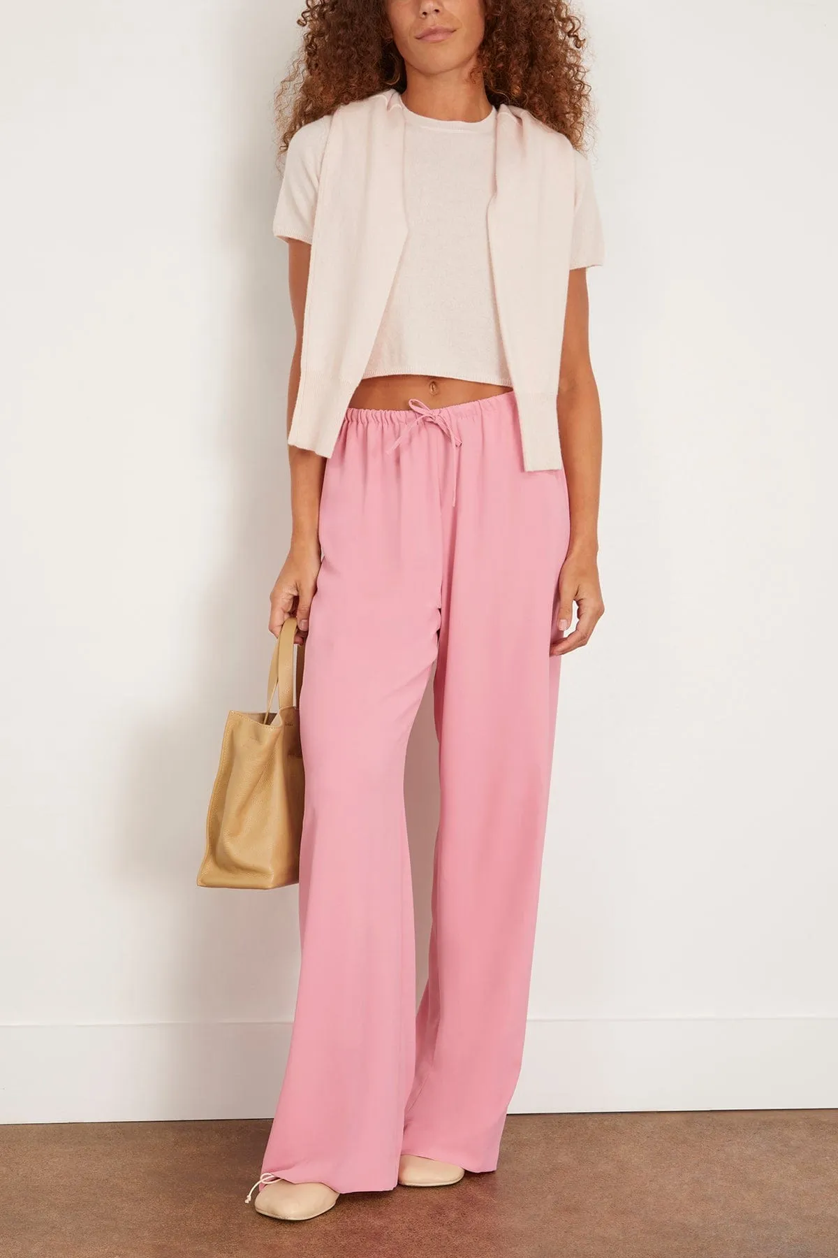 Charleston Relaxed Crewneck Tee in Mallow