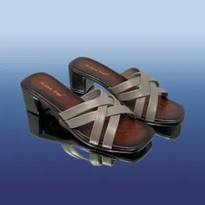 Crisscross Heeled Sandals
