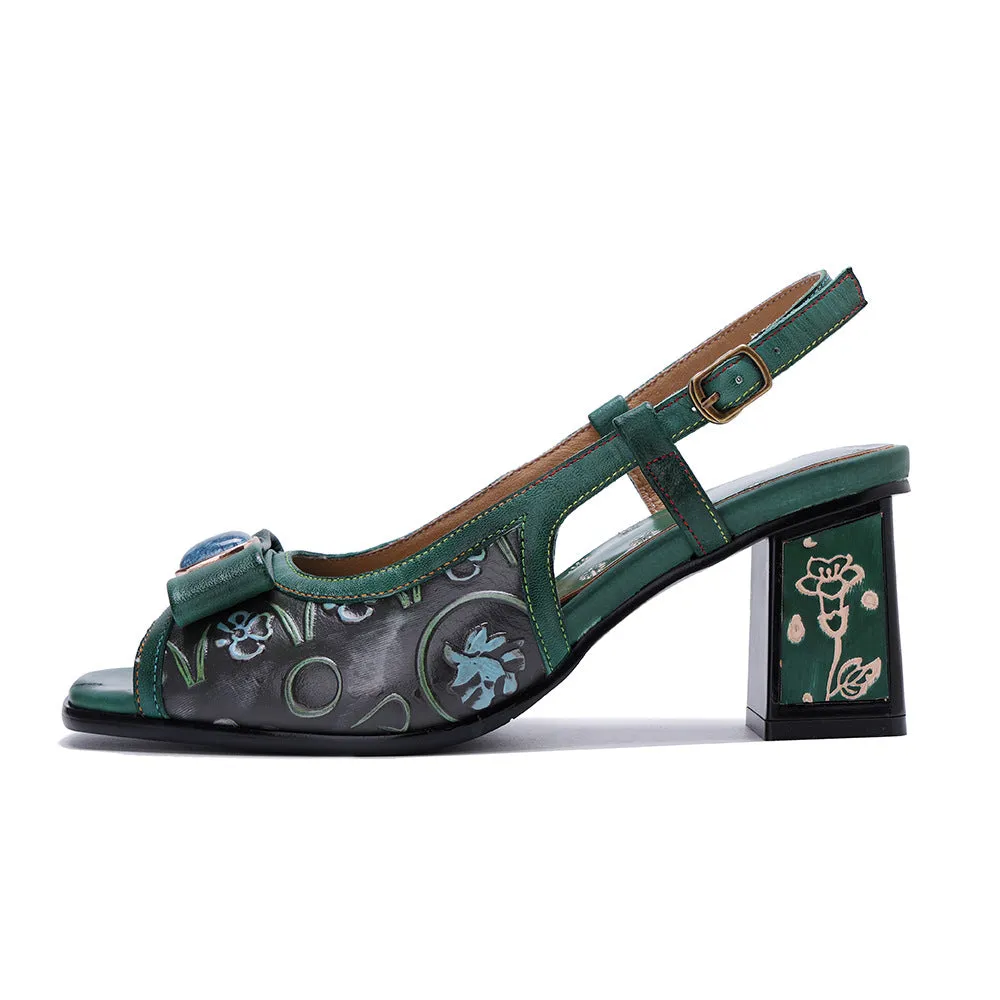 Diamoré Chic Buckled Heels