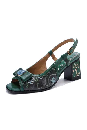 Diamoré Chic Buckled Heels