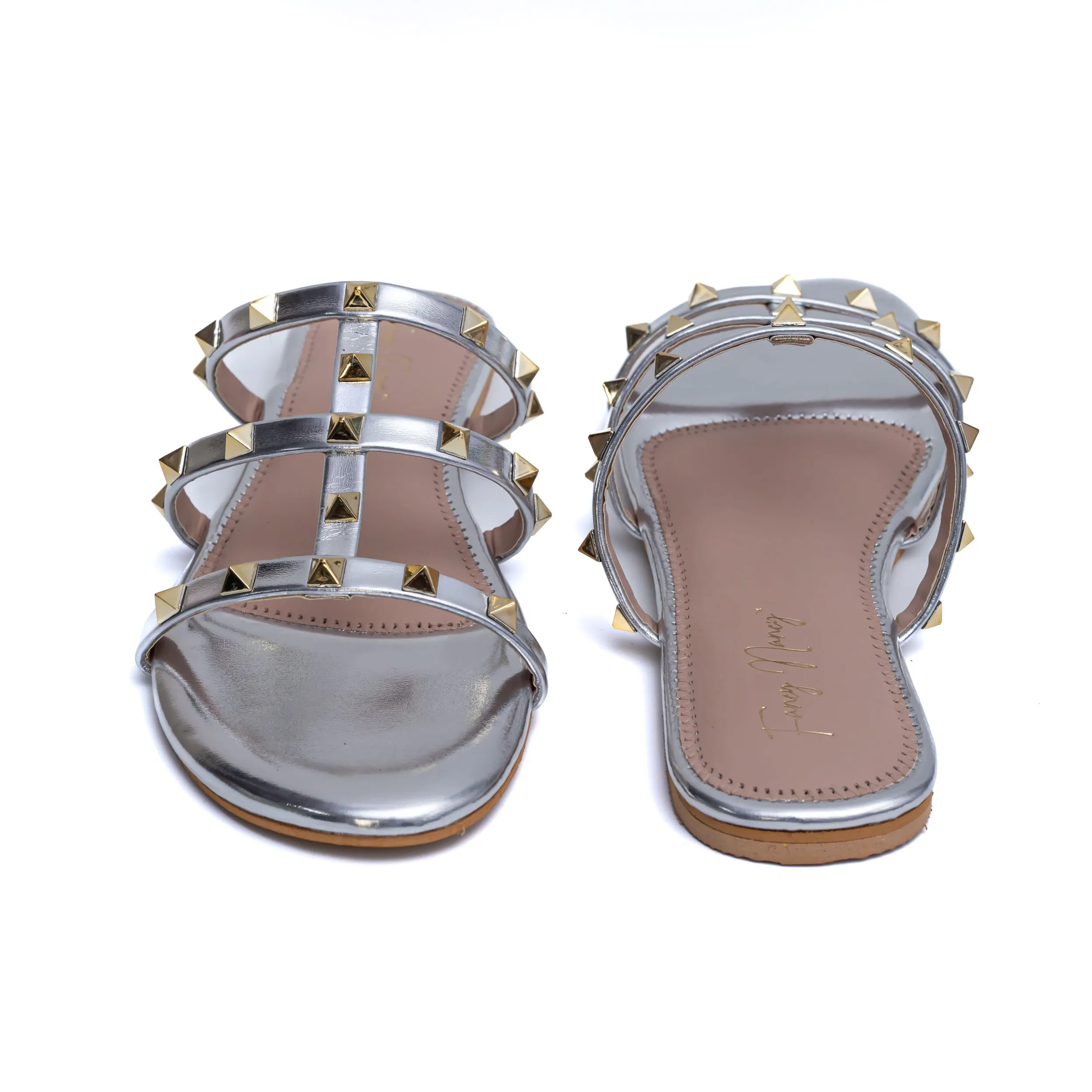 Dub Stud Flats - Silver