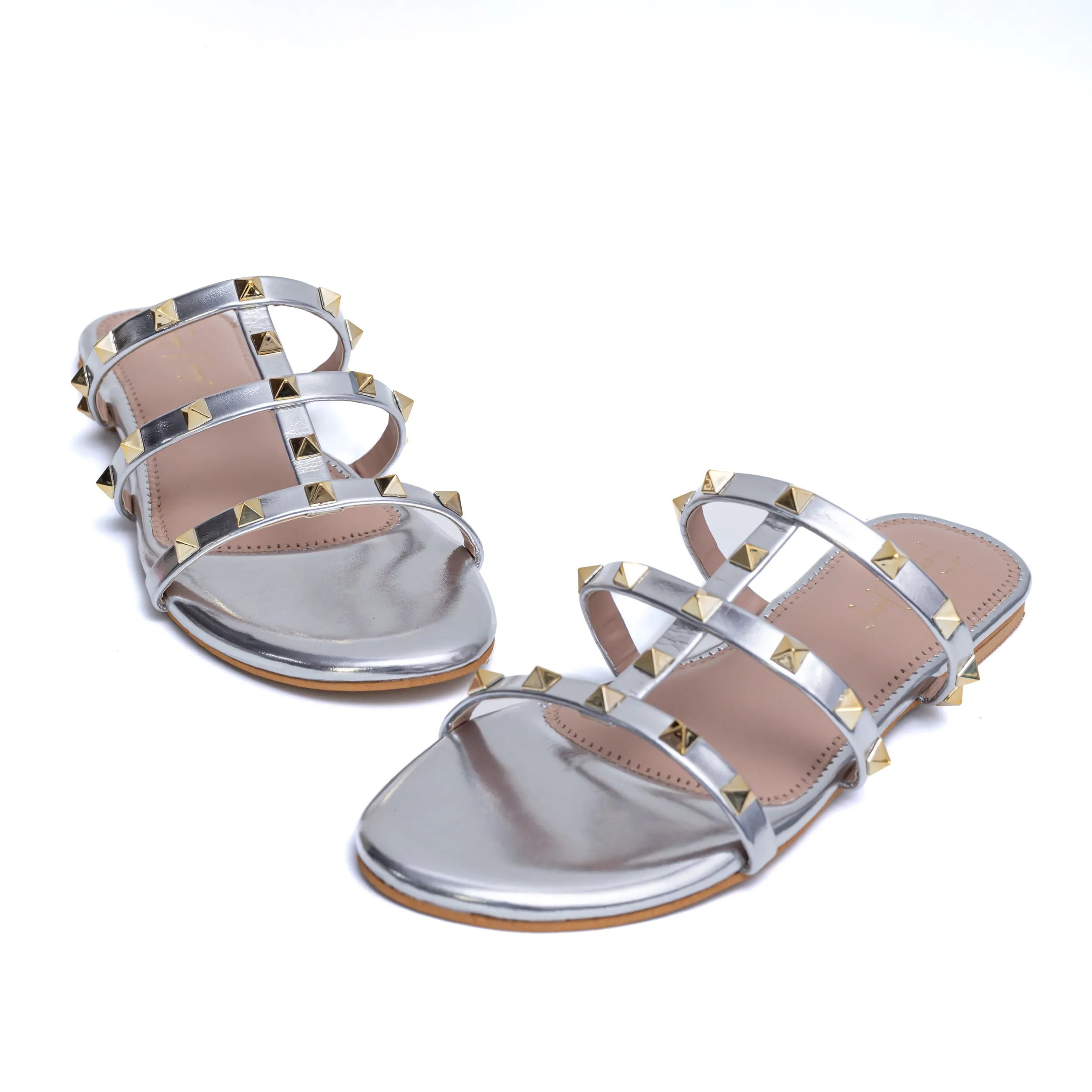 Dub Stud Flats - Silver