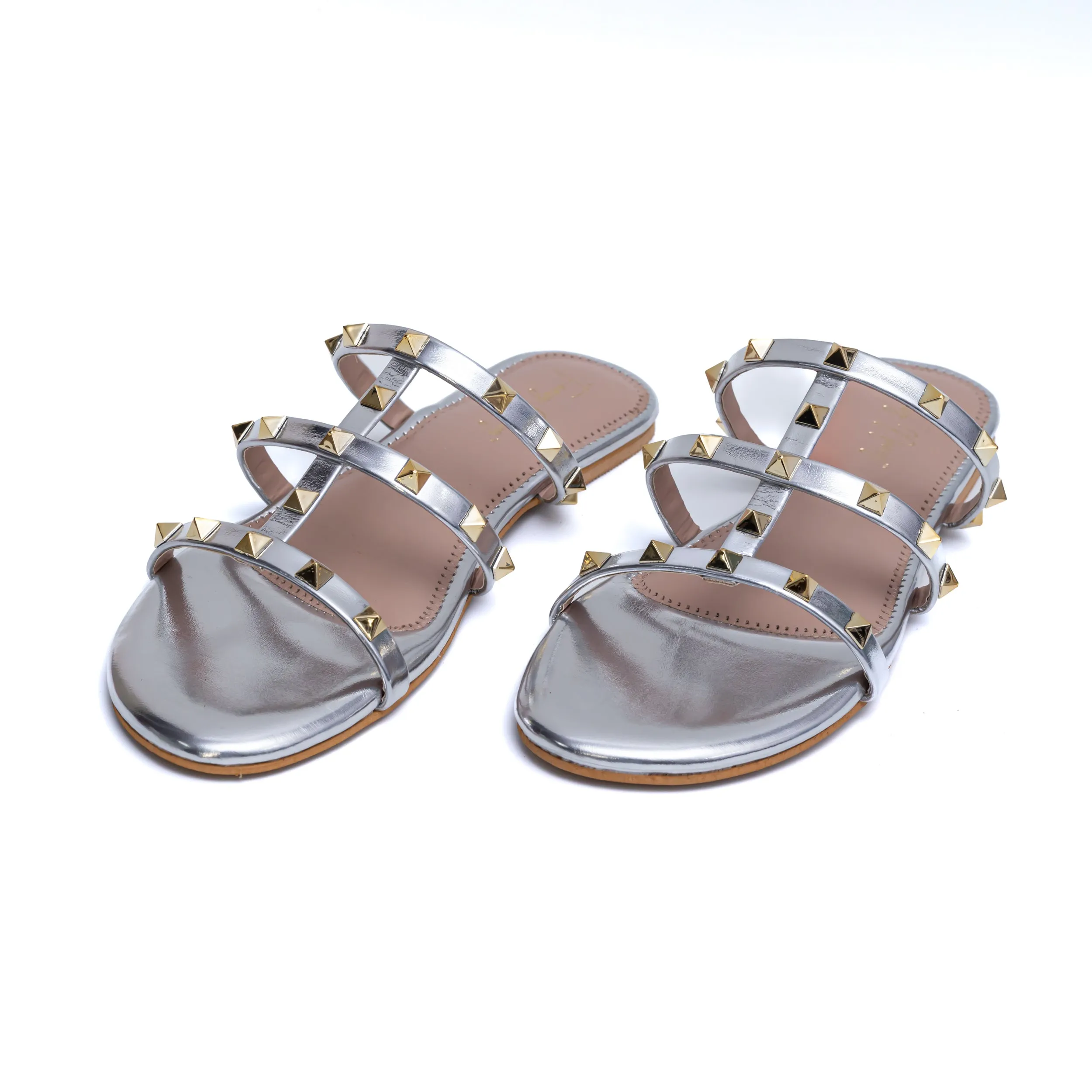 Dub Stud Flats - Silver
