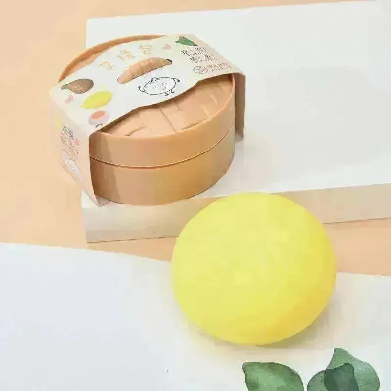 Fashion Personality New Simulation Steamed Bun Toy