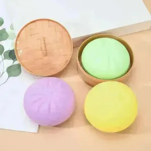 Fashion Personality New Simulation Steamed Bun Toy