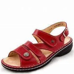 Finn Comfort Women's Gomera Sandals- Venezia Red