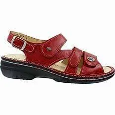 Finn Comfort Women's Gomera Sandals- Venezia Red