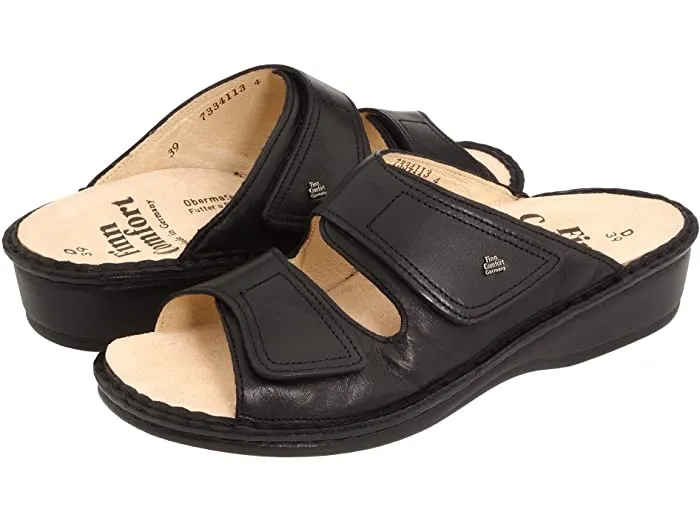 Finn Comfort Women's Jamaika-S Sandals- Nappaseda Schwarz