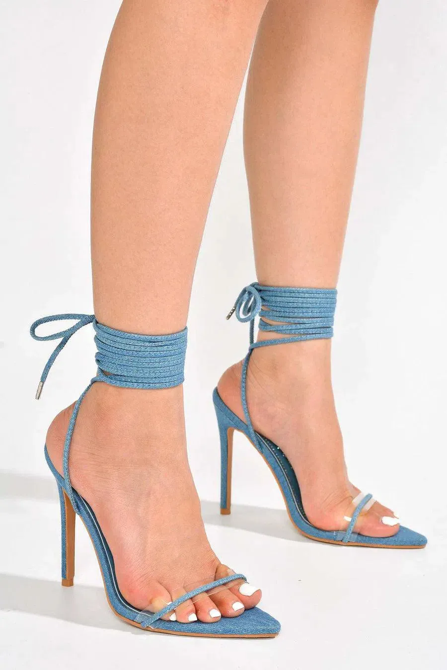 Florianne – Rhinestone lace-up – Heels