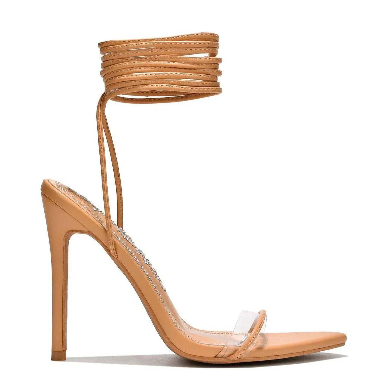 Florianne – Rhinestone lace-up – Heels
