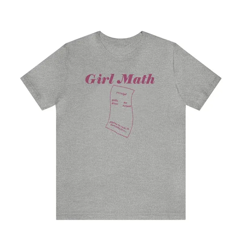 Girl Math Stylish Graphic Tee