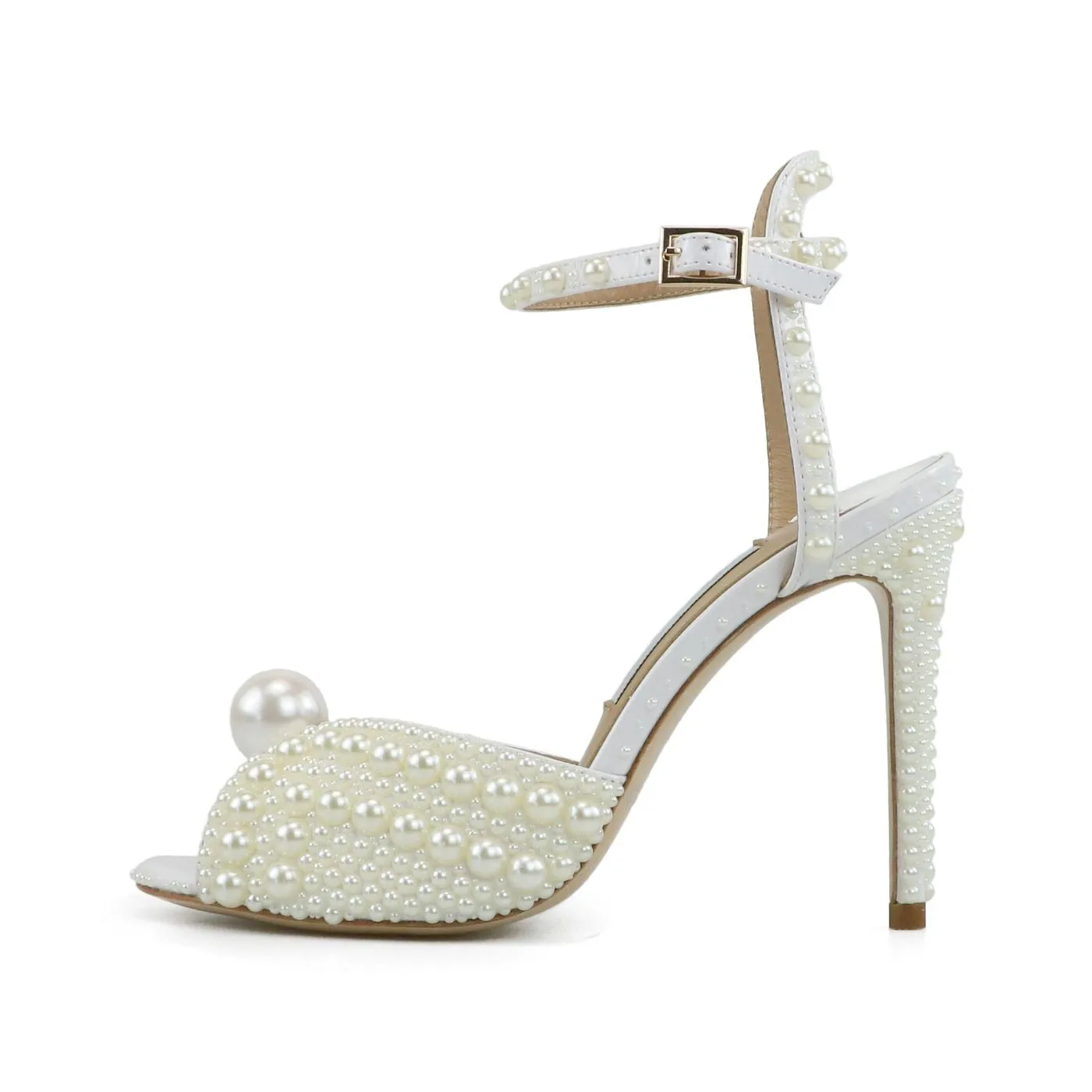 GLAMOROUS PEARLS HEELS