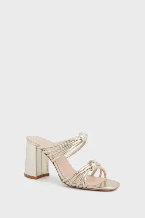 Gold Sonia Heels