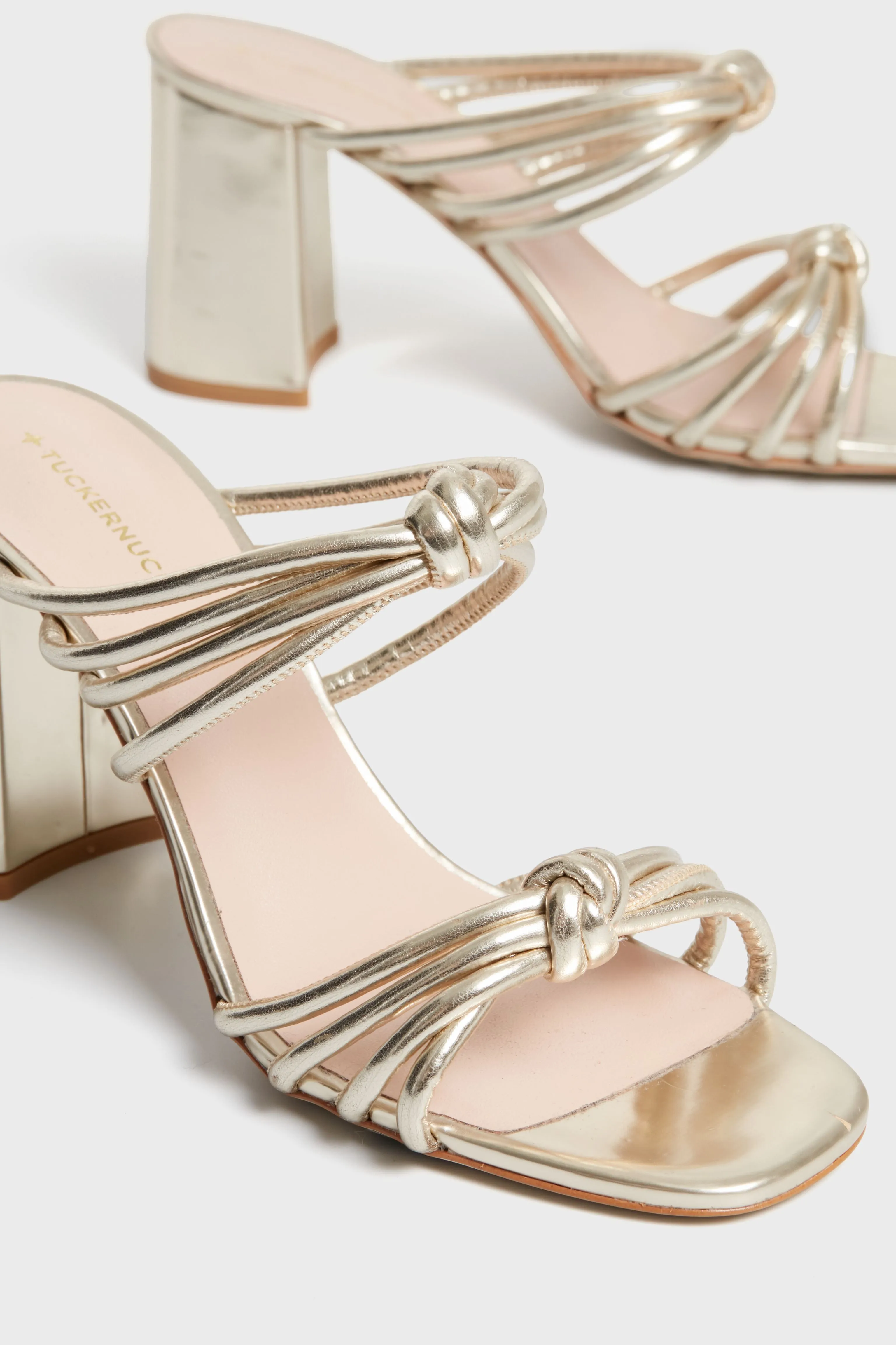 Gold Sonia Heels