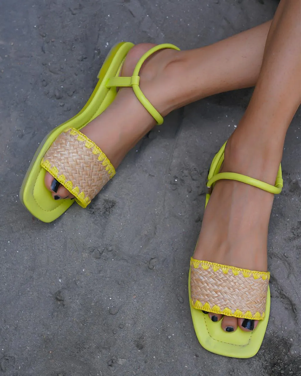 Green Ocean Walker Sandals