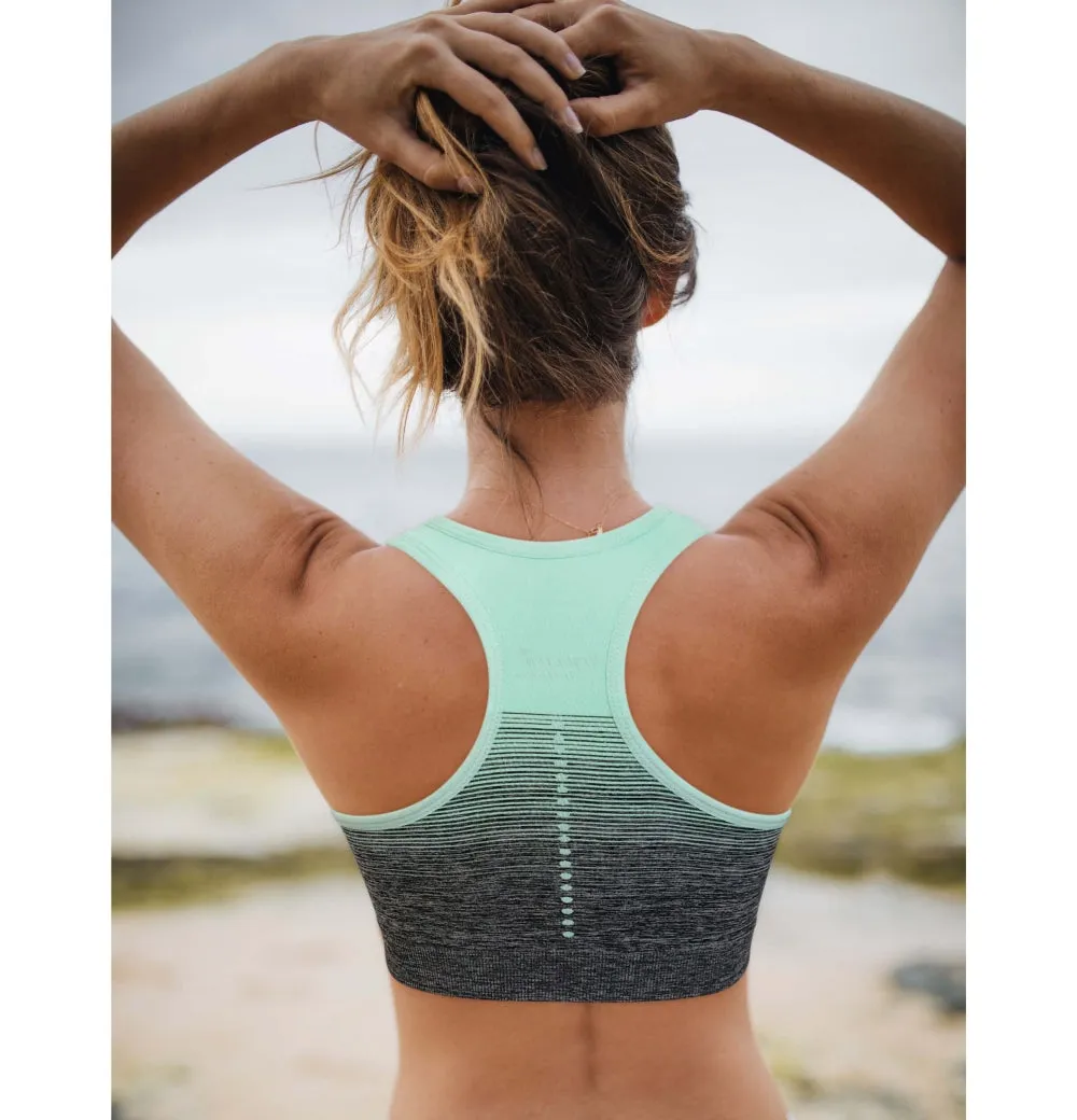 Haley High-Impact Fitness Racerback Sports Bra | Ultimate All-Day Comfort | Green