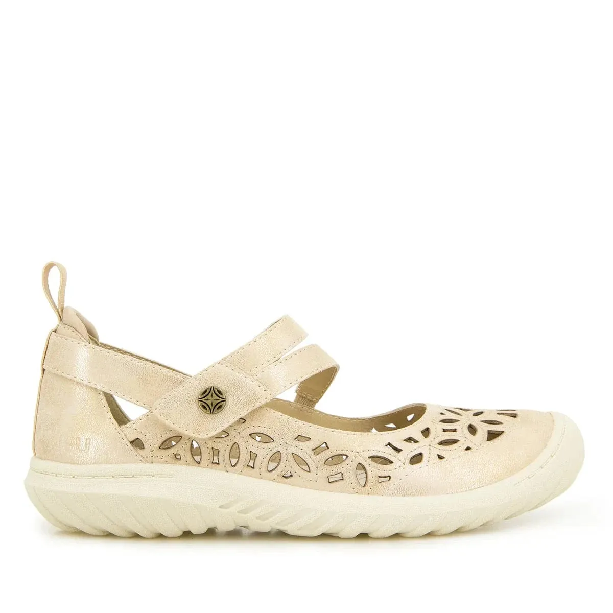 JBU Women's Bellerose Encore Mary Janes- Champagne