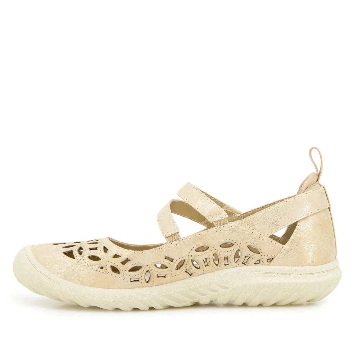 JBU Women's Bellerose Encore Mary Janes- Champagne
