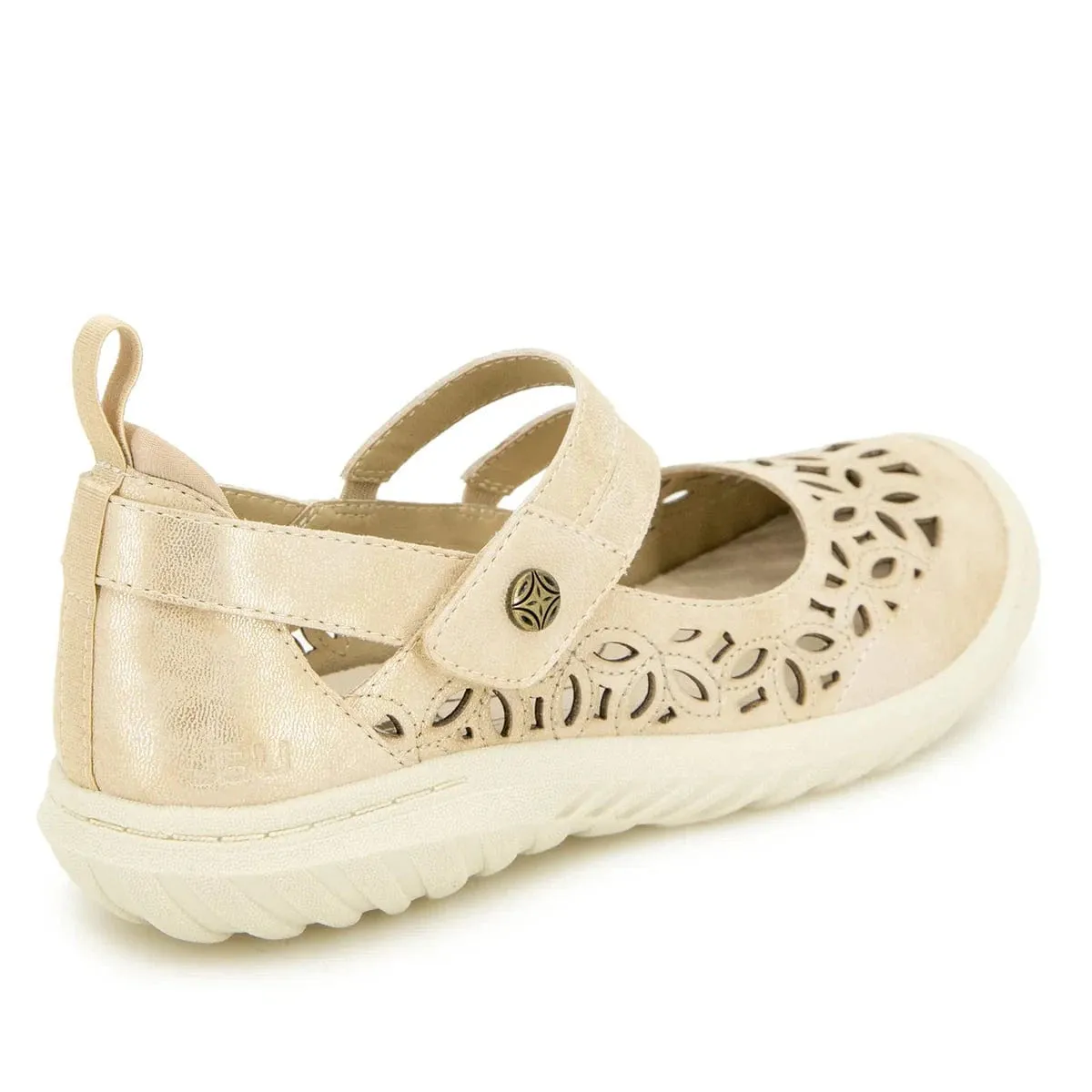 JBU Women's Bellerose Encore Mary Janes- Champagne