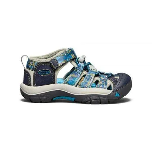Keen Kids Newport H2 Sandals- Blue Nights Print