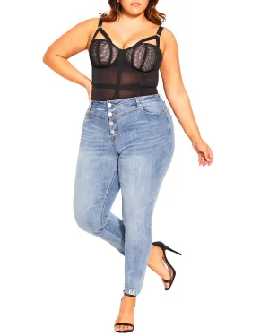 Lindsay Skinny Jeans | Light Wash