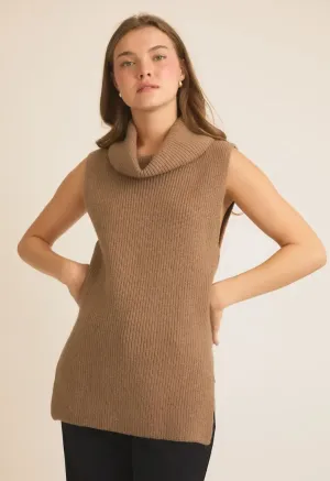 Long Chunky Sleeveless T-Neck