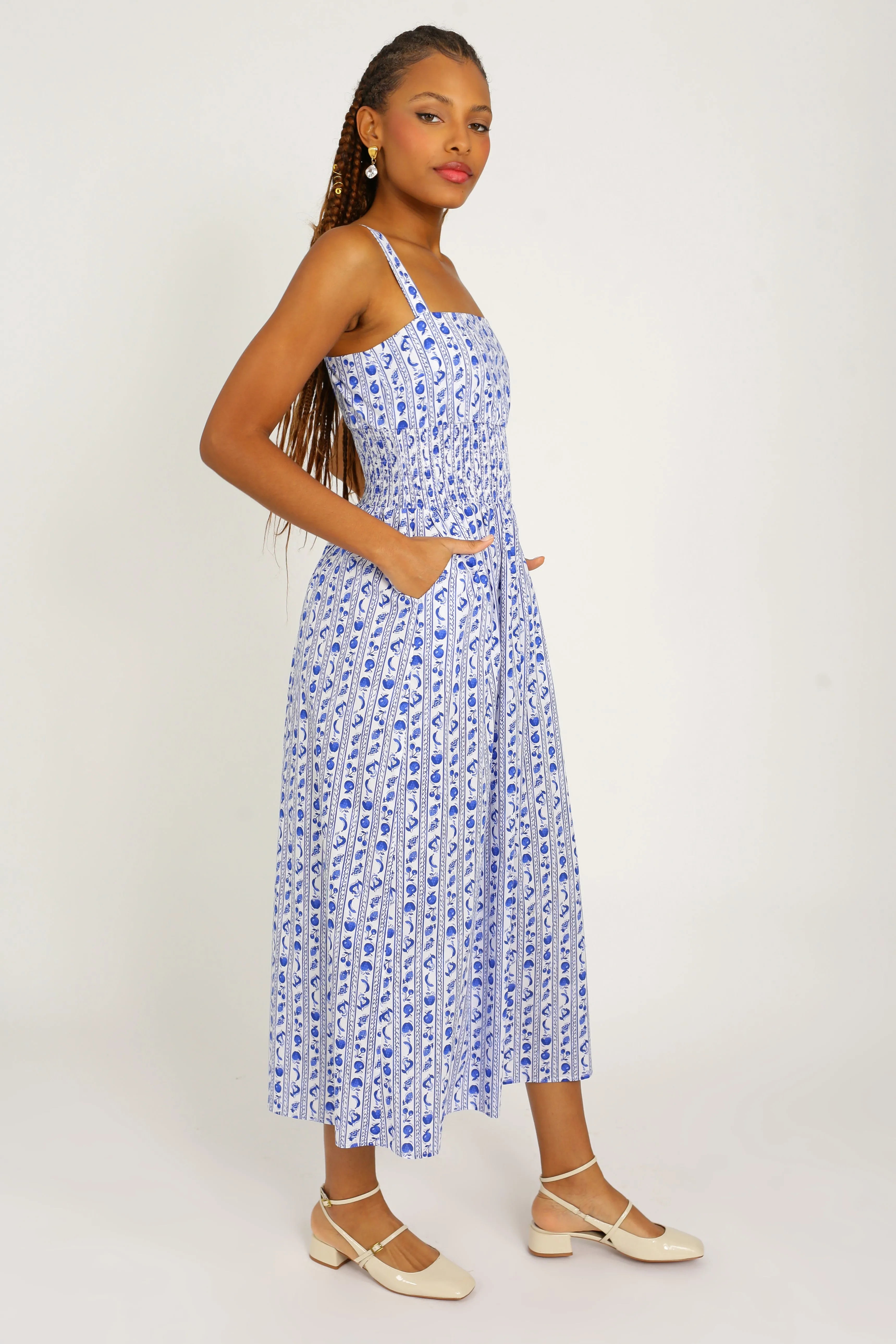 Long Smocked Laura Dress
