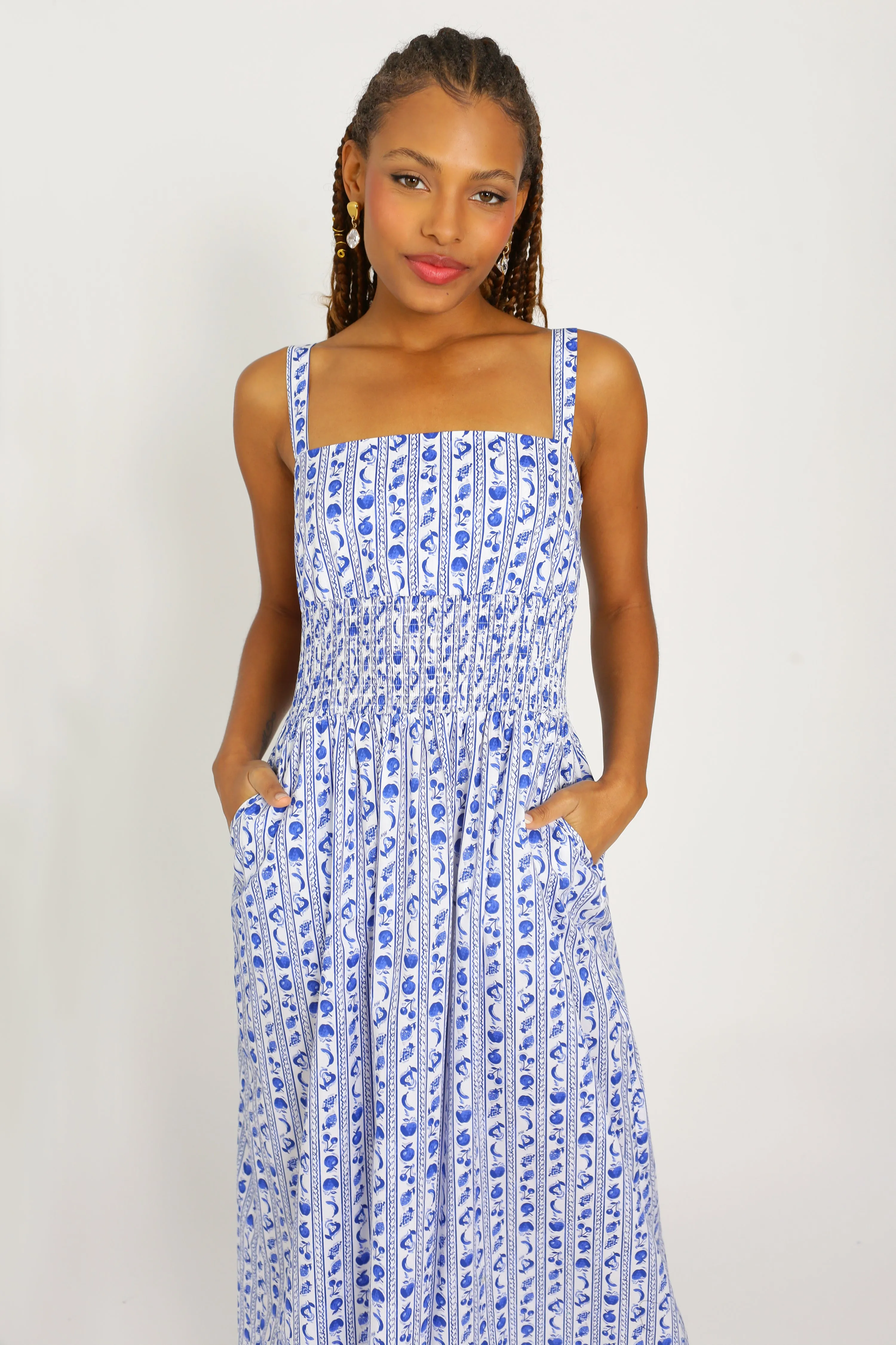 Long Smocked Laura Dress