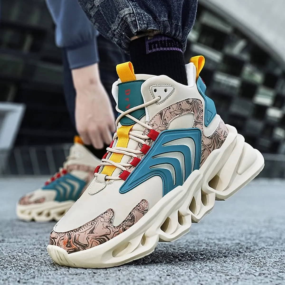Mens Sneakers Running Shoes for Men Lightweight Athletic Gym Shoes Tennis Walking Casual Shoes